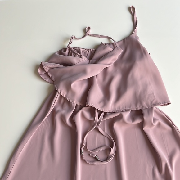 Sun dress, tiered, straps, Tulip petal cut design on the bottom of dress - Picture 5 of 5